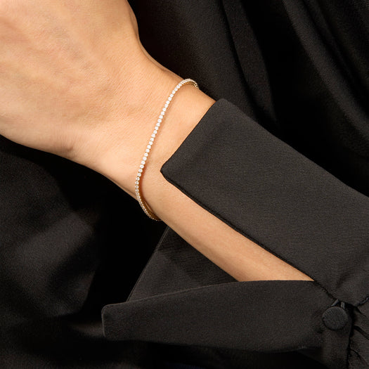 Stone And Strand LAB-Created Only The Finest Diamond Tennis Bracelet