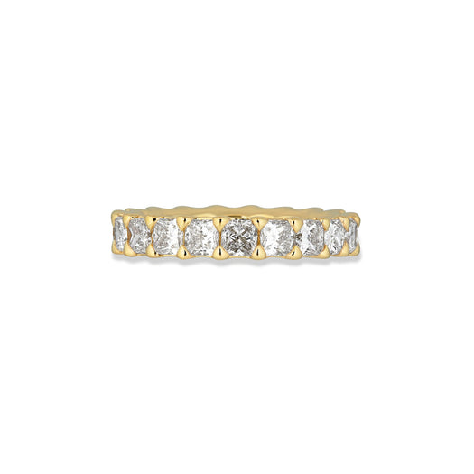 stone and strand LAB-Created Princess Eternity Band