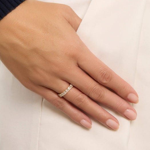 Stone And Strand LAB-Created Round Diamond Eternity Band