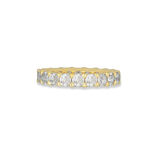 stone and strand LAB-Created Round Diamond Eternity Band