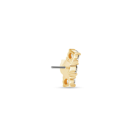 Stone And Strand LAB-Created Three Diamond Piercing Earring