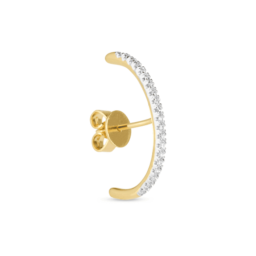 stone and strand Medium Pave Diamond Suspender Earring