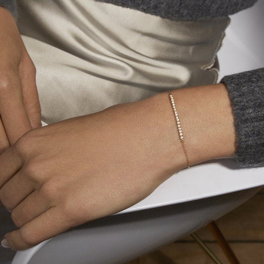 Stone And Strand Mini Let It Slide Tennis Prong Bracelet