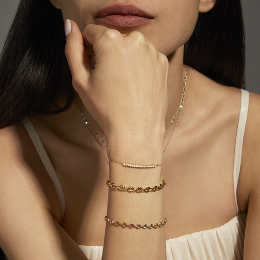 Stone And Strand Mini Let It Slide Tennis Prong Bracelet