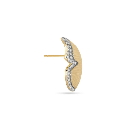 Stone And Strand Pave Diamond Butterfly Wings Earrings