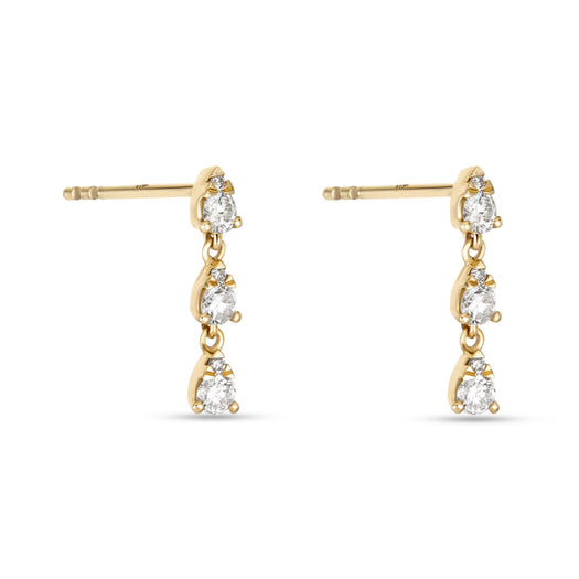 Stone And Strand Perfect Pear Diamond Drop Earrings