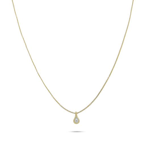Stone And Strand Perfect Pear Diamond Droplet Necklace