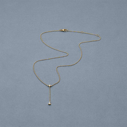 Stone And Strand Perfect Pear Diamond Lariat Necklace