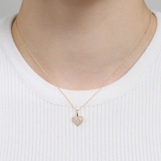 Stone And Strand Piece Of My Heart Sparkle Necklace