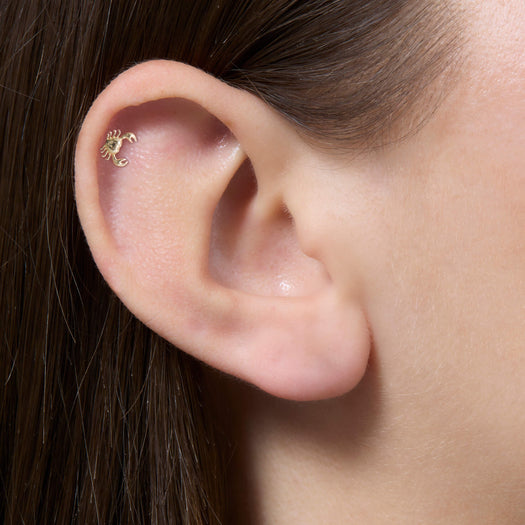 Stone And Strand Pinch Me Flat Back Piercing Earring