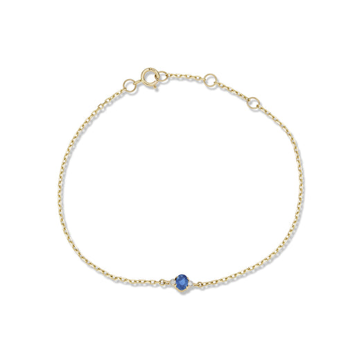 stone and strand Sapphire Luxe Dainty Blue Bracelet