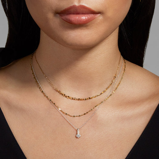 Stone And Strand Silver LAB-Created Round Diamond Bonbon Charm