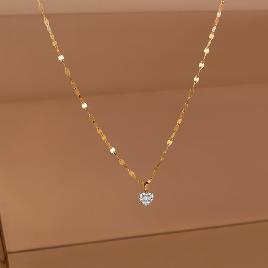 Stone And Strand Small Heart Of The Matter Choker Necklace