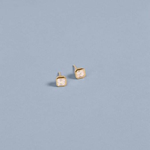 Stone And Strand 1 CTW LAB-Created Asscher Studs