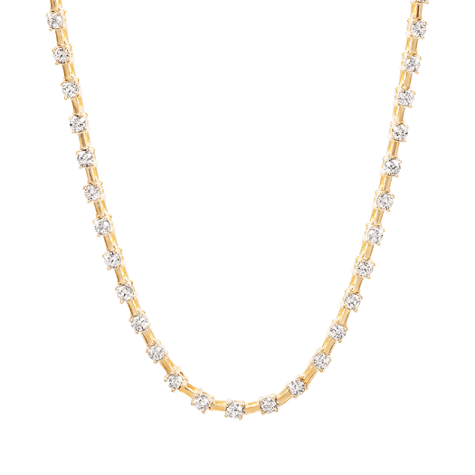 stone and strand Ace Diamond Tennis Necklace