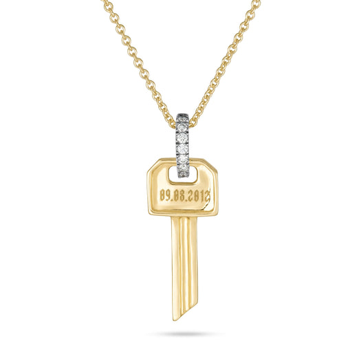 Stone And Strand Almost Forever Pave Key Necklace