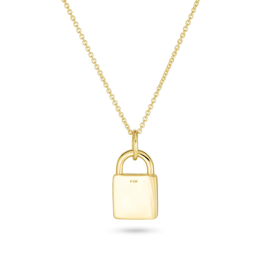 Stone And Strand Almost Forever Pave Lock Necklace