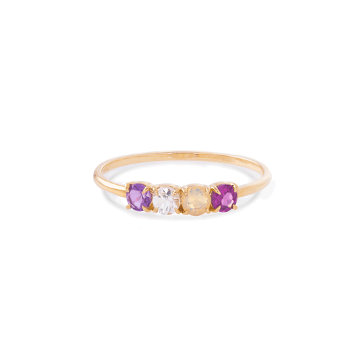 stone and strand AMOR Ring