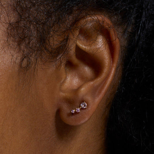 Stone And Strand Appleblossom Stud Earrings