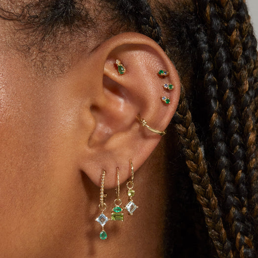 Stone And Strand Arianna Hoop Charm