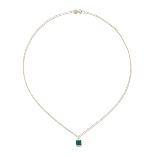 Stone And Strand Asscher Cut Emerald Luxe Necklace
