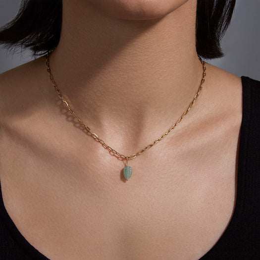 Stone And Strand Baby Kale Aventurine Charm