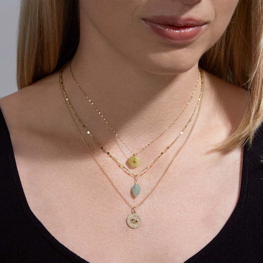 Stone And Strand Baby Kale Aventurine Charm