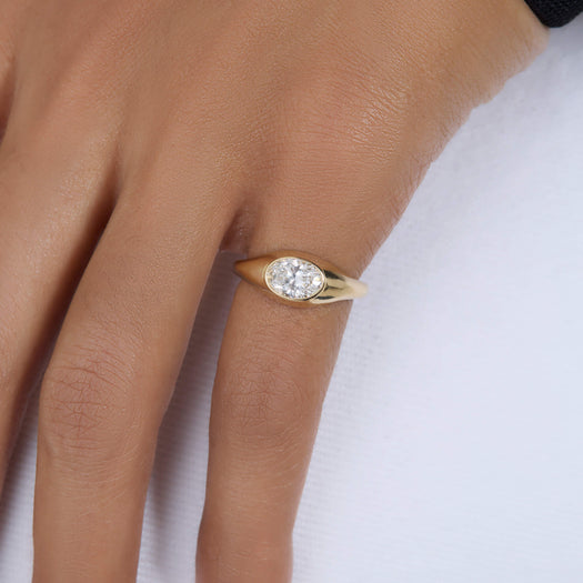 Stone And Strand Birthstone Icon Pinky Ring