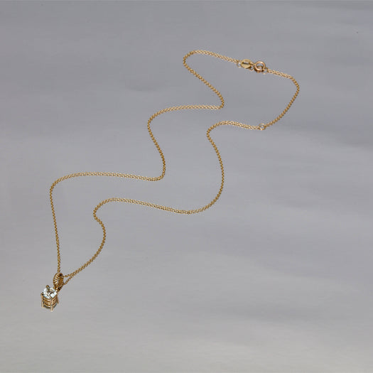 Stone And Strand Blue Lagoon Aquamarine Necklace