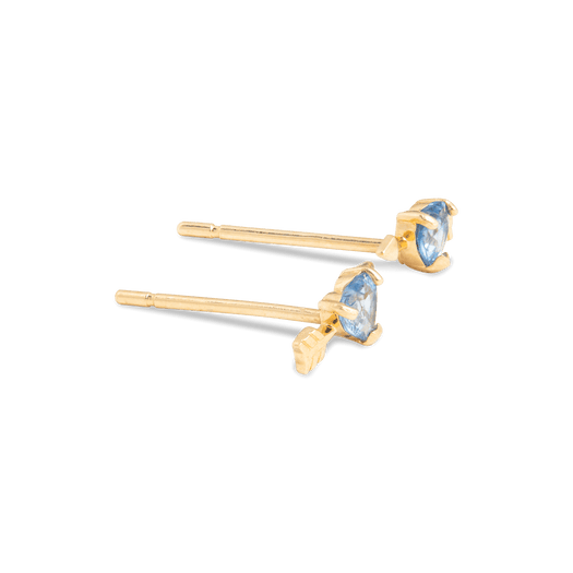 Stone And Strand Blue Sapphire Valentine Studs
