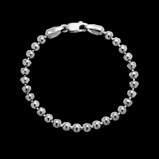 stone and strand Bold Bead Chain Bracelet