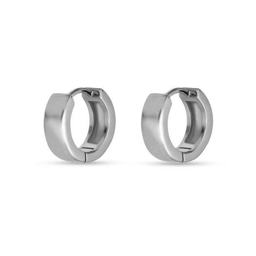 Stone And Strand Bold Silver Second Hole Huggies