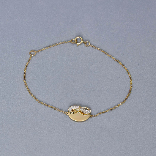 Stone And Strand Bow Nouveau ID Bracelet
