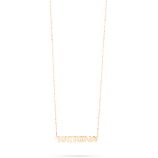 Stone And Strand Bubble Tea Name Necklace