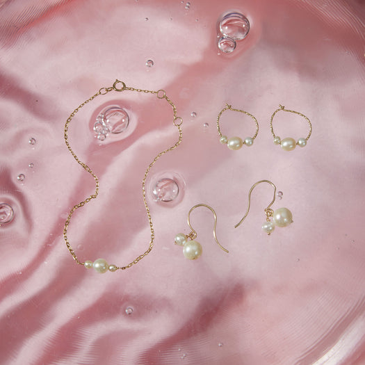 Stone And Strand Buddy Pearl Hook Earrings