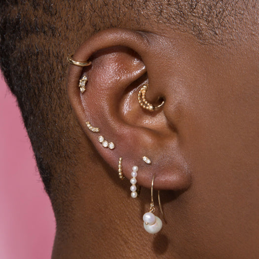 Stone And Strand Buddy Pearl Hook Earrings