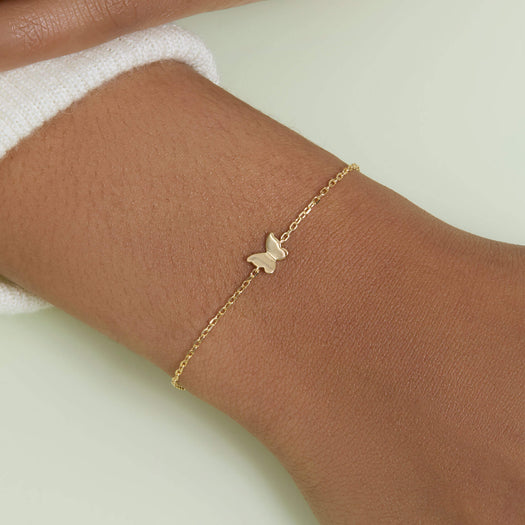 Stone And Strand Butterfly Bracelet