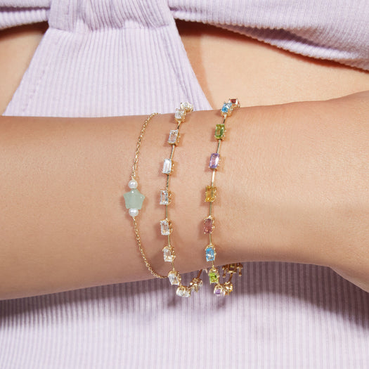 Stone And Strand Candyland Unicorn Tennis Bracelet