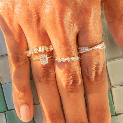 Stone And Strand Carnival LAB-Created Diamond Band