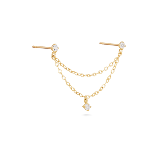 Stone And Strand Chain Reaction Linked Stud