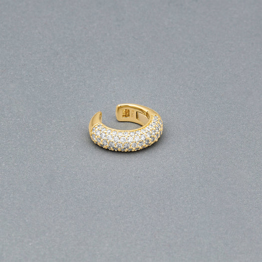 Stone And Strand Chubby Pave Hinged Ear Cuff