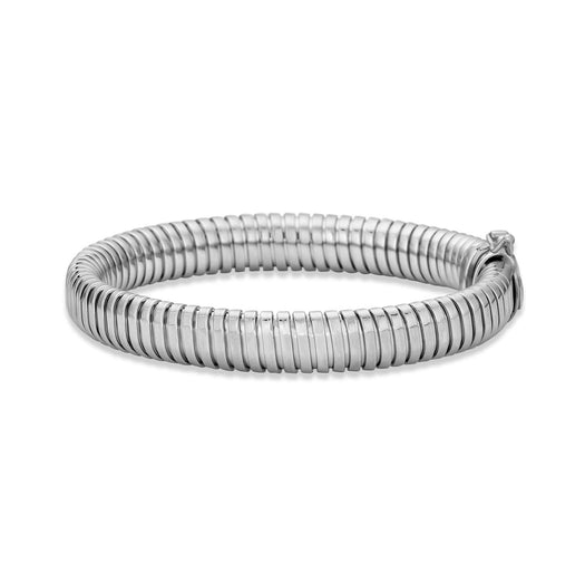 stone and strand Coil Royale Silver Bracelet