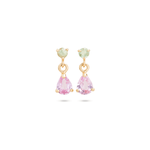 stone and strand Cotton Candy Drop Earrings