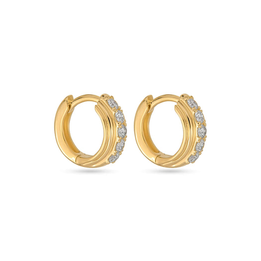 Stone And Strand Dainty Boulevard Huggies