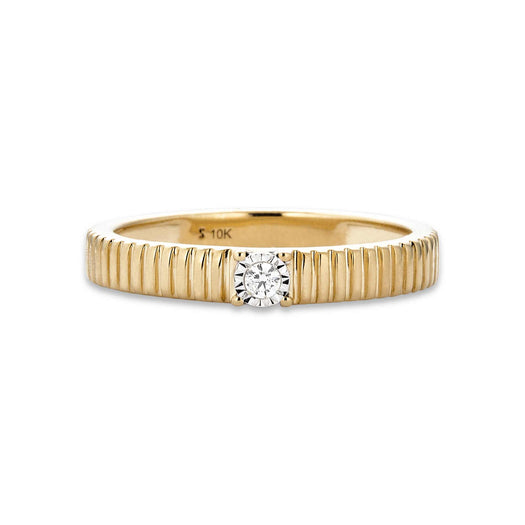 stone and strand Dainty Diamond Pirouette Band