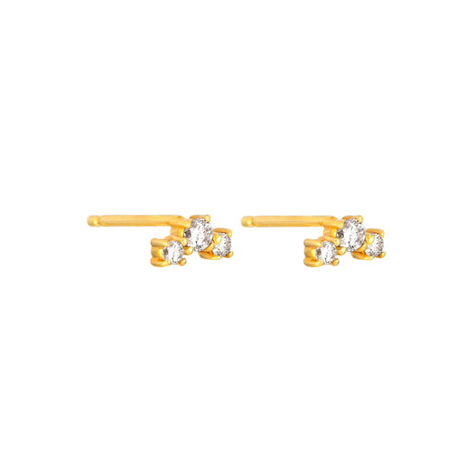 Stone And Strand Dainty Diamond Trio Stud