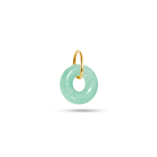 Stone And Strand Dainty Donut Aventurine Charm