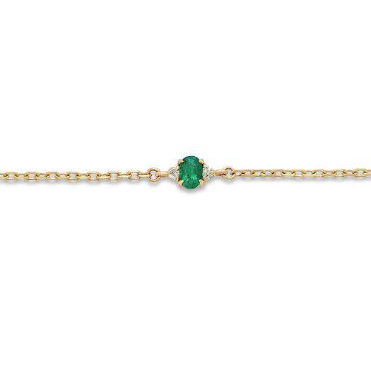 Stone And Strand Dainty Emerald Luxe Bracelet