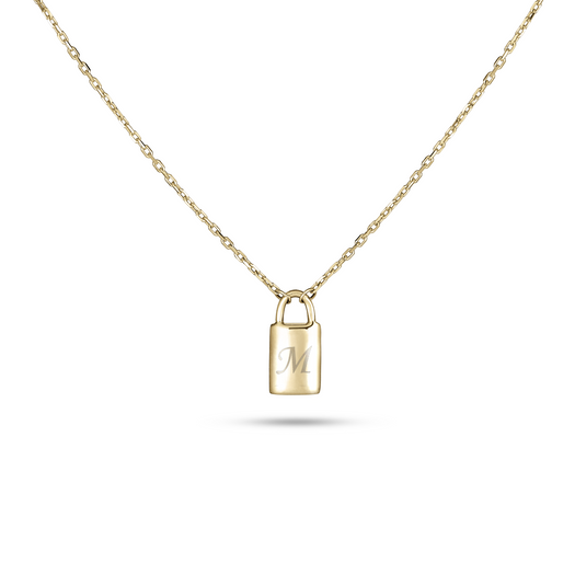 stone and strand Dainty Little Lock Necklace