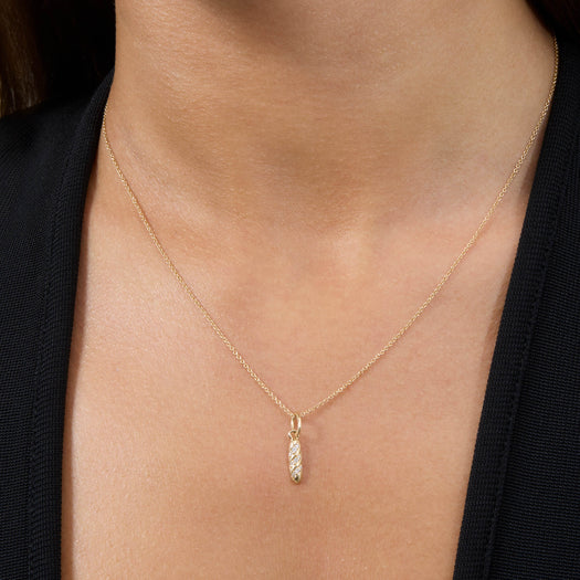 Stone And Strand Diamond Baguette Charm